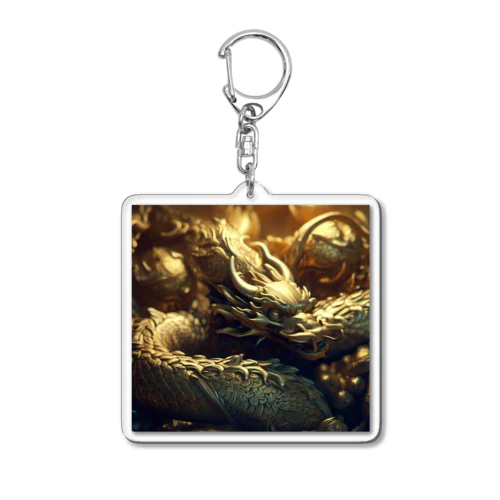 黄金の龍✨ Acrylic Key Chain