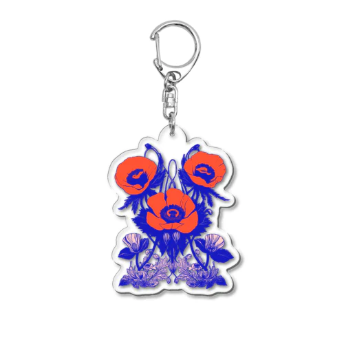 magic flower Acrylic Key Chain