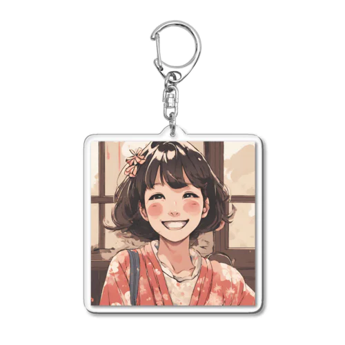 笑顔の彼女 Acrylic Key Chain