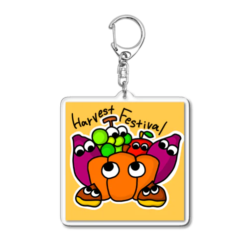 秋の収穫祭 Acrylic Key Chain