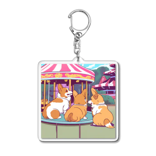 I love my dogs Acrylic Key Chain