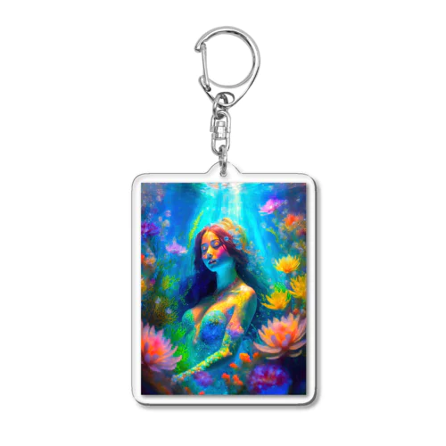 Goddess who lives in the water Acrylic Key Chain