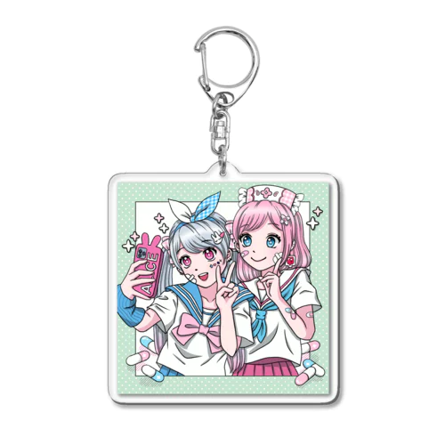 放課後ハイちーず！ Acrylic Key Chain