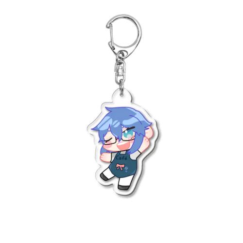 メガネ男子とコーヒータイム Acrylic Key Chain