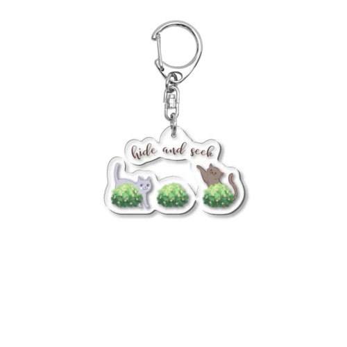 かくれんぼ Acrylic Key Chain