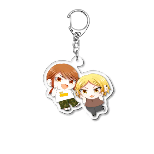 後藤さんと原田くんのアクキー Acrylic Key Chain