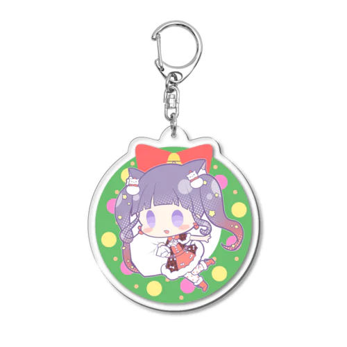 【Vtuber】白瀬雪見【クリスマス！】 Acrylic Key Chain