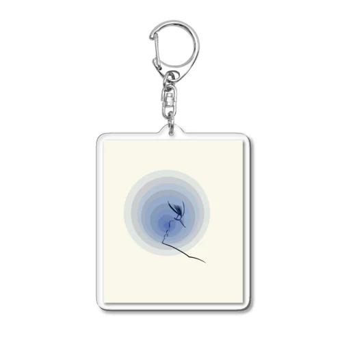 ひとりでもさみしくないよ Acrylic Key Chain