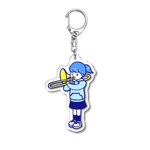 トロンボーン少女 Acrylic Key Chain