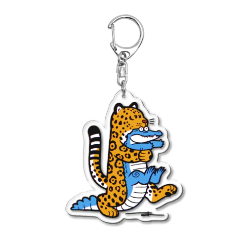 ワニの隣人ジャガー Acrylic Key Chain