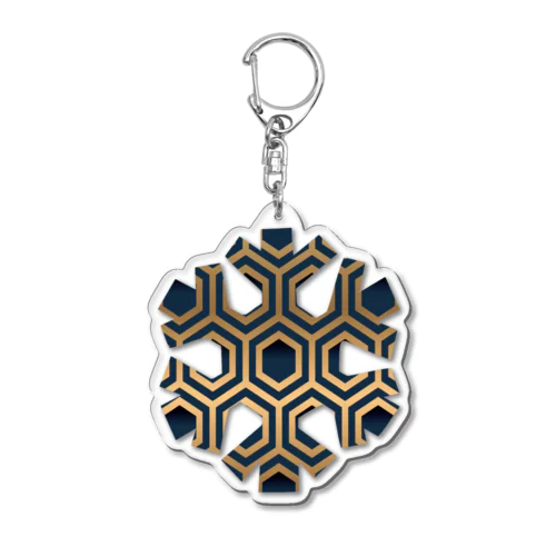 亀甲の結晶 Acrylic Key Chain