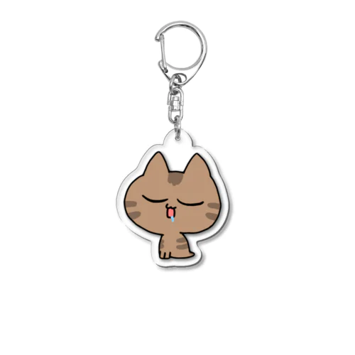 表情が豊かなネコちゃん Acrylic Key Chain