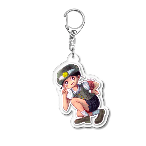 運転士少女いくみ Acrylic Key Chain