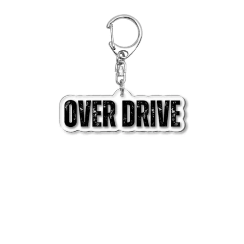 OVER DRIVE Acrylic Key Chain