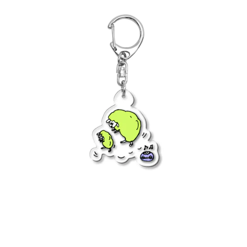 dancing sheep Acrylic Key Chain