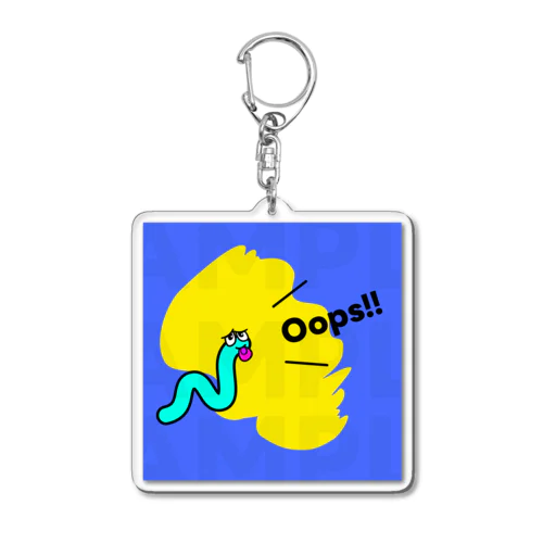 Oops‼ Acrylic Key Chain