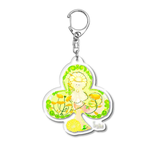 クローバー Acrylic Key Chain