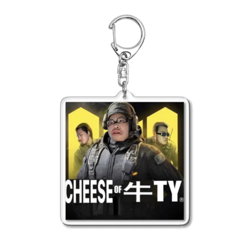 チー牛同盟 Acrylic Key Chain