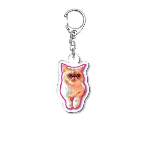 ネコ Acrylic Key Chain