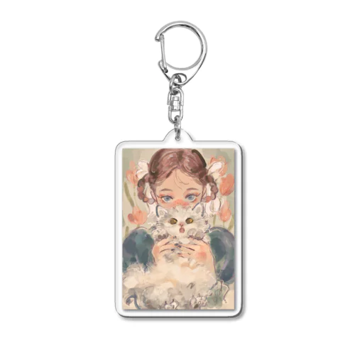 ねこ吸い🐈 Acrylic Key Chain