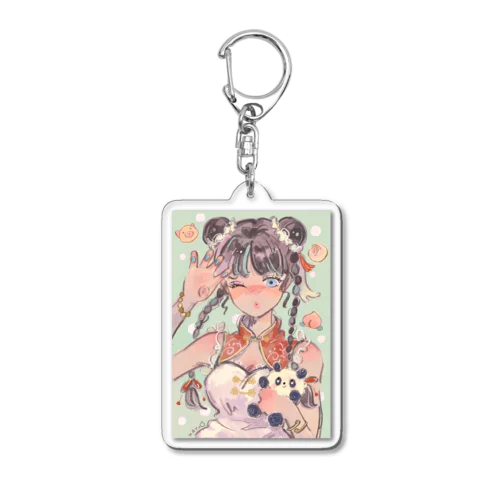 チャイナガール🍑 Acrylic Key Chain