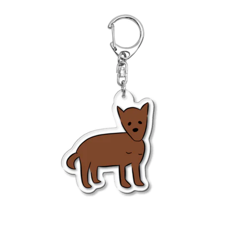 琉球犬 ヒロ Acrylic Key Chain