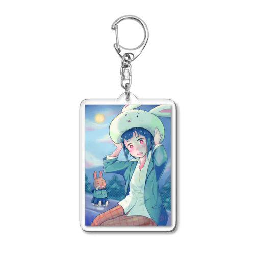 月夜のひみつ Acrylic Key Chain