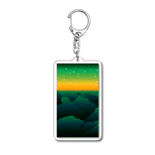 夜のしじま Acrylic Key Chain