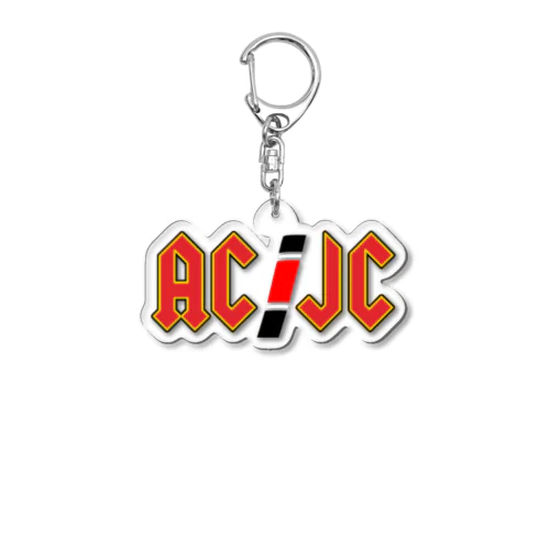 AC/JC ロゴ アクリルキーホルダー