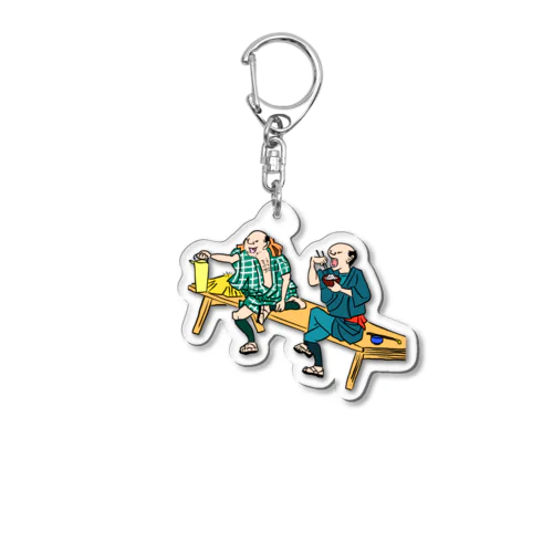 「浮世絵の中の人たち」シリーズ Acrylic Key Chain