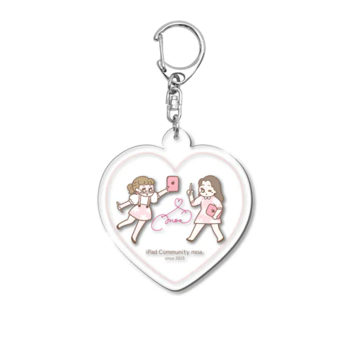 モアっこオリジナルグッズ🤍 Acrylic Key Chain