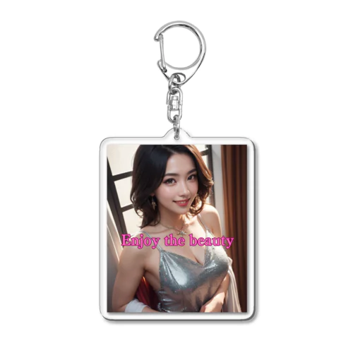 AI美女キーホルダー Acrylic Key Chain