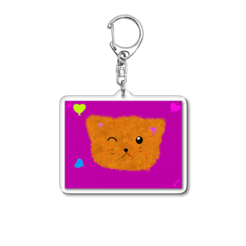 にゃんねこニャー😻 Acrylic Key Chain