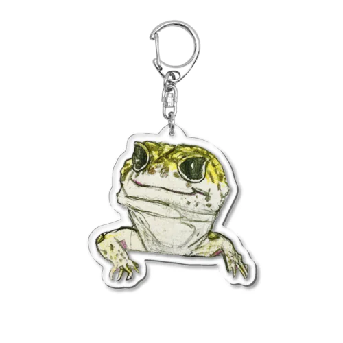 ヒョウモントカゲモドキ（かなへびくん） Acrylic Key Chain