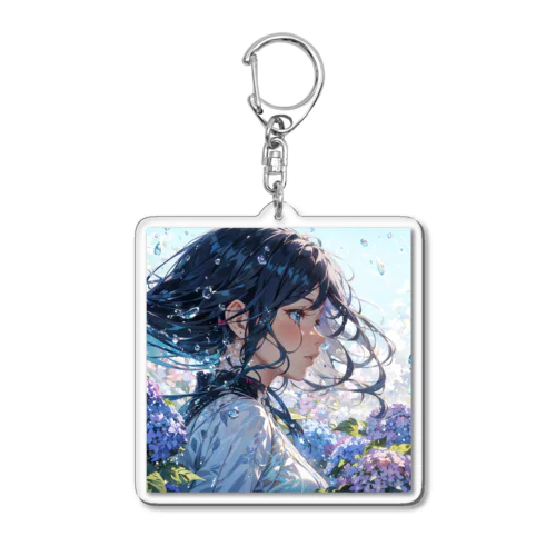 夏の横顔 Acrylic Key Chain