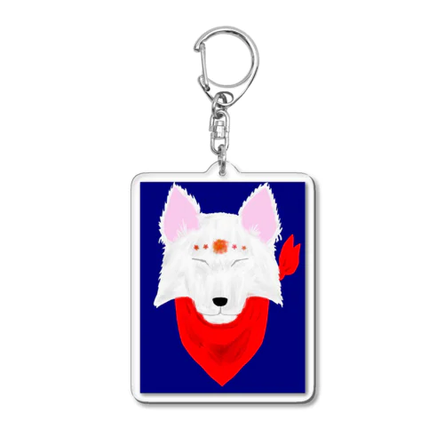 陽花　キーホルダー　顔だけ Acrylic Key Chain