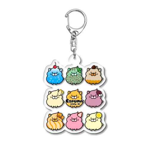 ふわふわエスプーマ！ Acrylic Key Chain