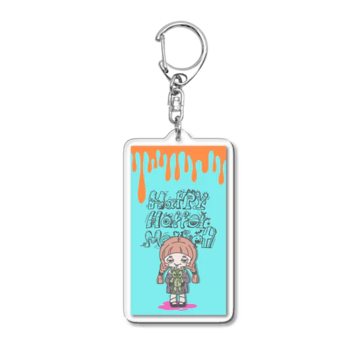 甘えんぼガール（ロゴ入り） Acrylic Key Chain