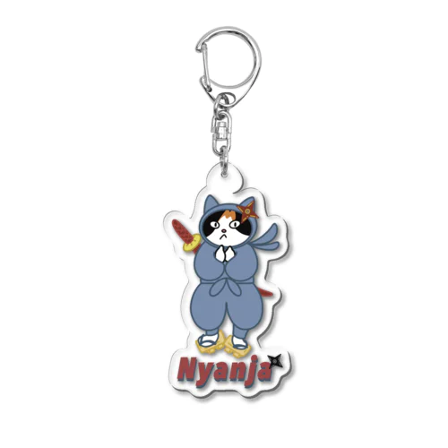 Nyanja ～三毛忍～ Acrylic Key Chain