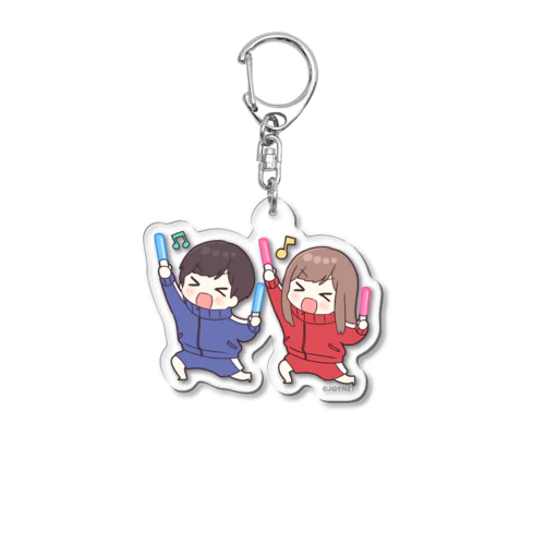 ジャージカップル「ノリノリ」 Acrylic Key Chain