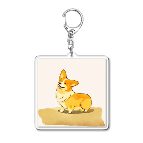 ゆるキャラコーギーさん Acrylic Key Chain