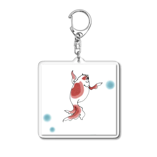 金魚づくし　金魚A Acrylic Key Chain