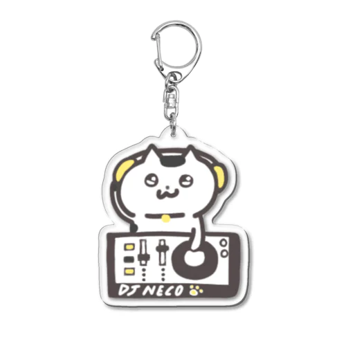 DJネコチャン（DJタマ） Acrylic Key Chain