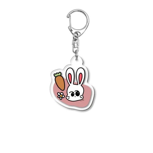 うさぎのウチャコ Acrylic Key Chain