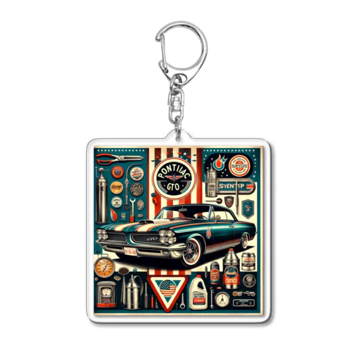 1960年ポンティアック GTO  Acrylic Key Chain