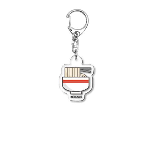 かわいい　ラーメンロゴ　オリジナルグッズ Acrylic Key Chain