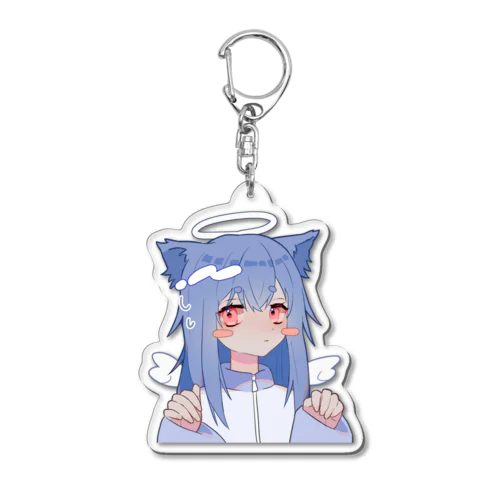 もりネコ Acrylic Key Chain