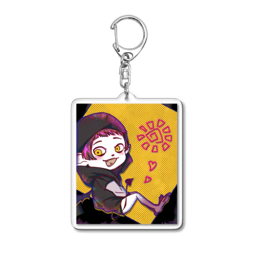 👿悪魔だぞ。 Acrylic Key Chain