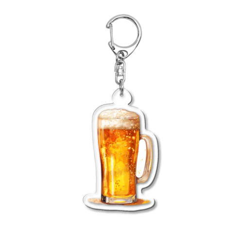 おつまみシリーズ　ビール Acrylic Key Chain