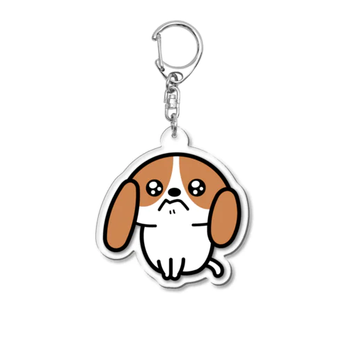 うるうる犬 Acrylic Key Chain